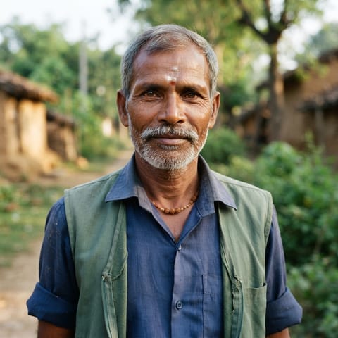 AI-generated illustration representing the Dom (Chhattisgarhi) people