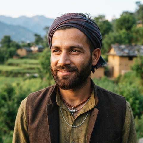 代表Jogi (Dogri)人的 AI 生成插图
