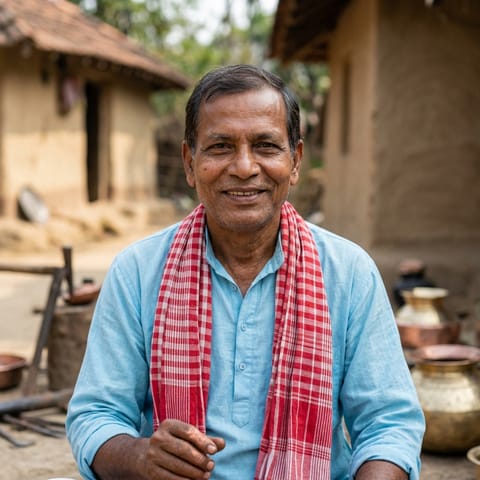AI-generated illustration representing the Kasar (Bengali) people