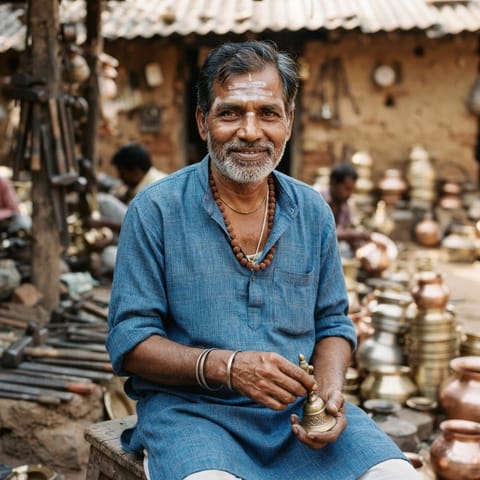 AI-generated illustration representing the Kasar (Odia) people