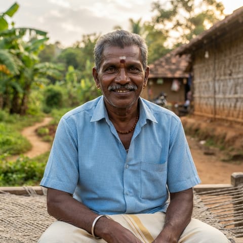 AI-generated illustration representing the Adi Karnataka people