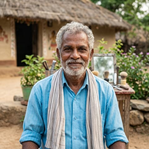 AI-generated illustration representing the Nai (Odia) people