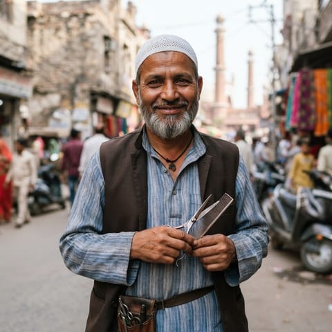 代表Hajjam (Hindi)人的 AI 生成插图