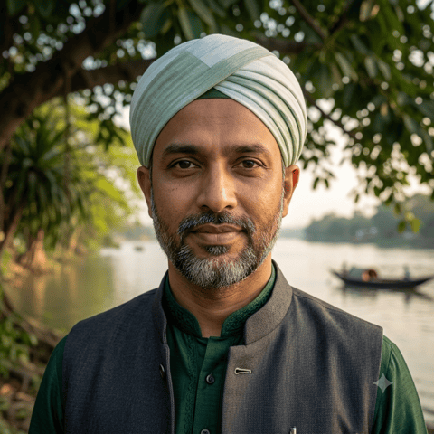 رسم توضيحي مُولَّد بالذكاء الاصطناعي يمثّل شعب Sayyid (Bengali)