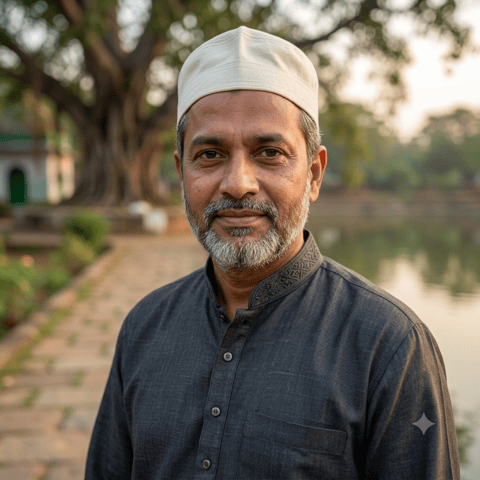 Illustration générée par IA représentant le peuple Sayyid (Odia)