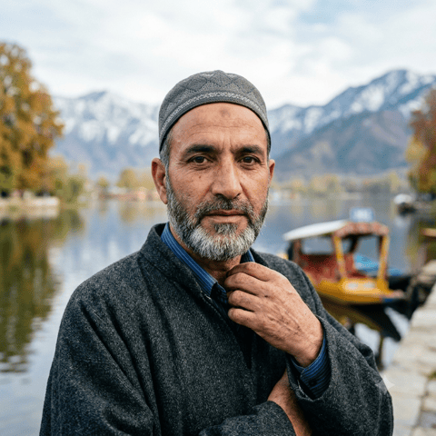 AI-generated illustration representing the Sayyid (Kashmiri) people