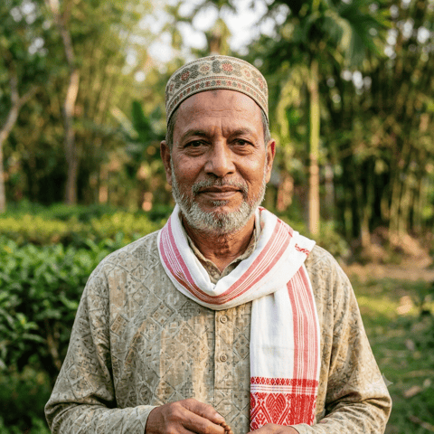AI-generated illustration representing the Sayyid (Assamese) people