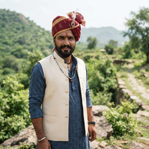 AI-generated illustration representing the Rajput (Chhattisgarhi) people