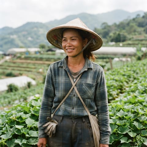 AI-generated illustration representing the Vietnamese people