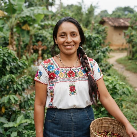 AI-generated illustration representing the Isthmus Nahuatl people