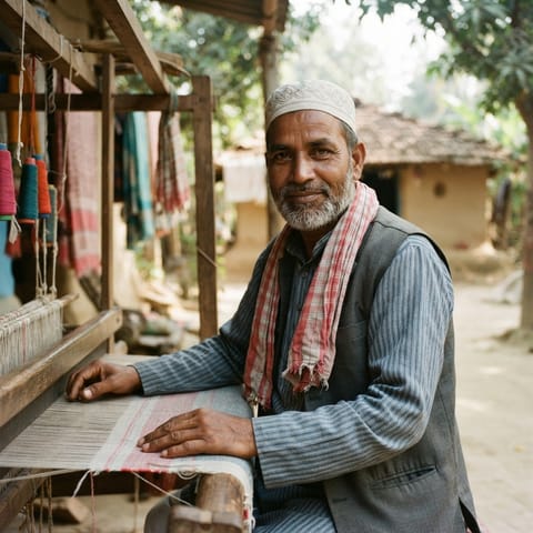 AI-generated illustration representing the Ansari-Momin (Sadri) people