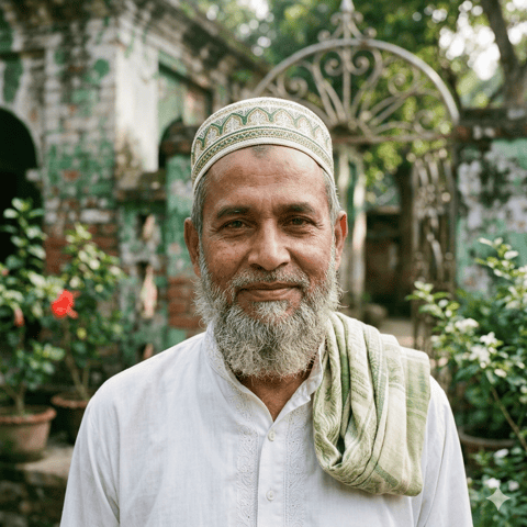 AI-generated illustration representing the Bengali Sufi Muslims people
