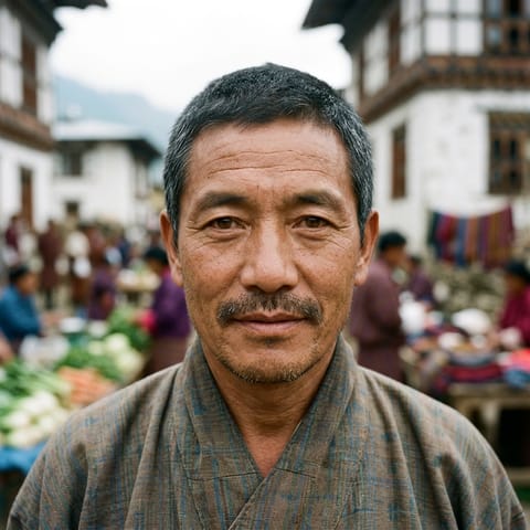 AI-generated illustration representing the Gongduk people