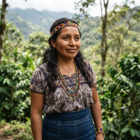 AI-generated illustration representing the Canamomo people