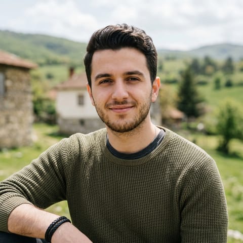 Ilustración generada por IA que representa al pueblo Deaf Kosovars