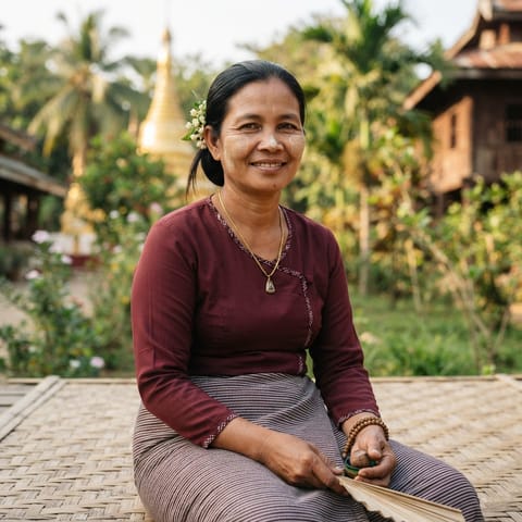 AI-generated illustration representing the Dawei people