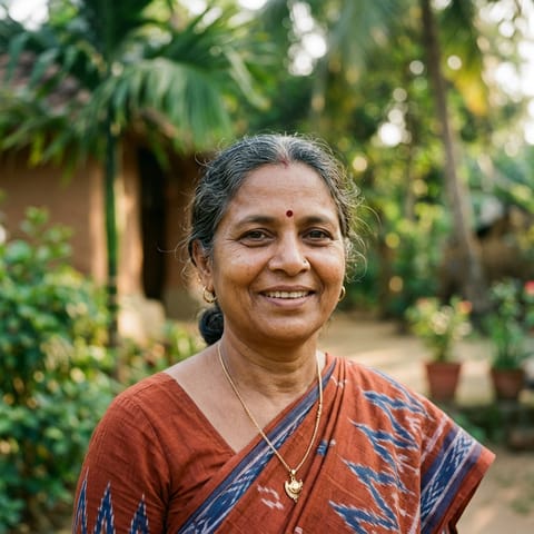 AI-generated illustration representing the Oriya people