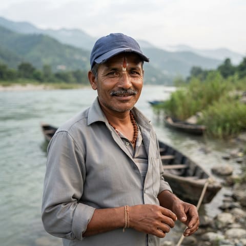 AI-generated illustration representing the Mallah people