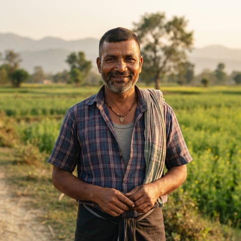 AI-generated illustration representing the Rajbhar people