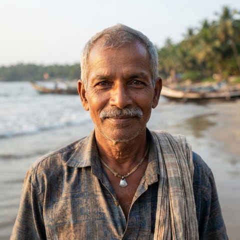 AI-generated illustration representing the Pagi people