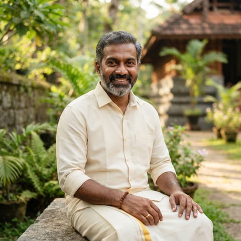 AI-generated illustration representing the Kurukkal people