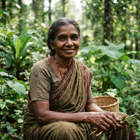 رسم توضيحي مُولَّد بالذكاء الاصطناعي يمثّل شعب Malayalar