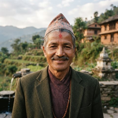 AI-generated illustration representing the Barae people