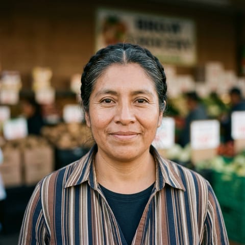 AI-generated illustration representing the Western Oaxaca Mixtec people