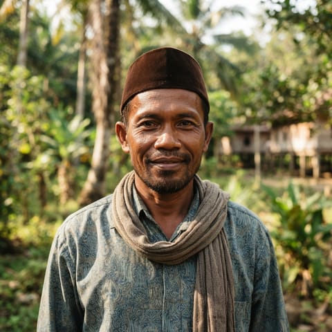 AI-generated illustration representing the Bonai people