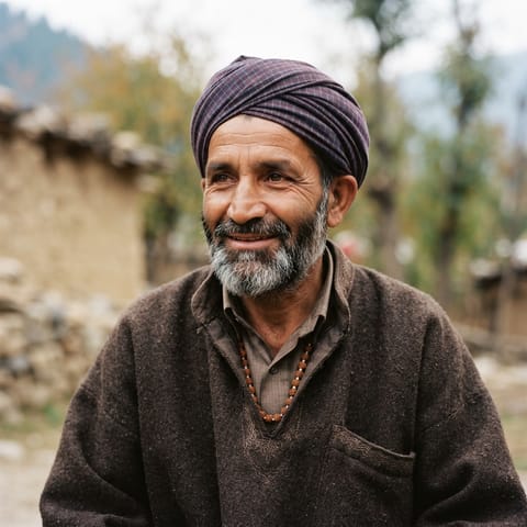 AI-generated illustration representing the Gardi people