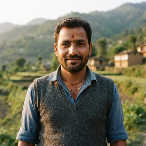 AI-generated illustration representing the Chuhra people
