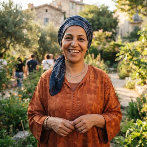 AI-generated illustration representing the North Africans people