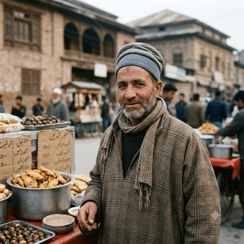 AI-generated illustration representing the Manjygur Muslims people