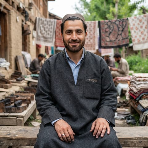 AI-generated illustration representing the Naqqas people