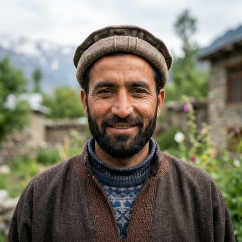 AI-generated illustration representing the Dokhpa people
