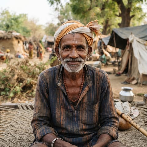 AI-generated illustration representing the Vadi people