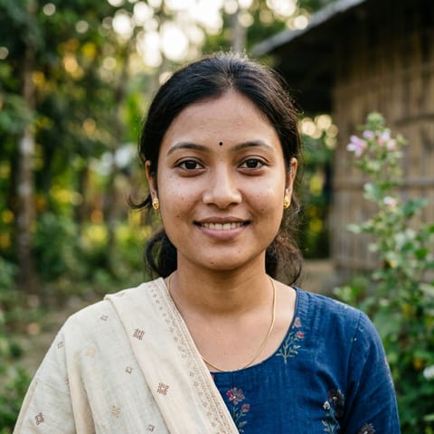 AI-generated illustration representing the Bisnupriya people
