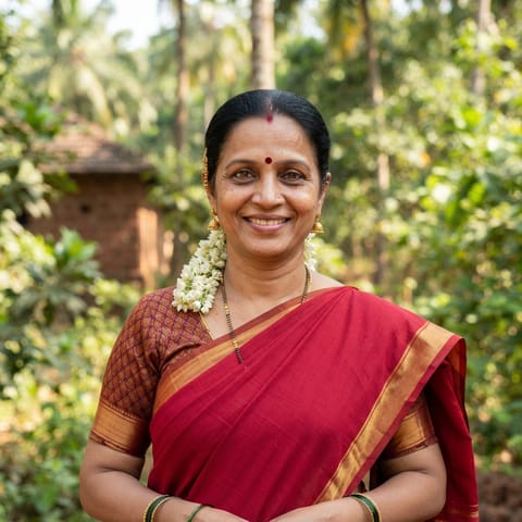 AI-generated illustration representing the Gomantak Maratha people
