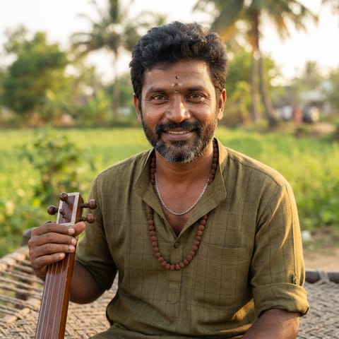 AI-generated illustration representing the Bhatrajulu people