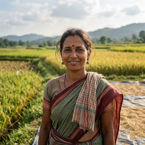 AI-generated illustration representing the Radhi people