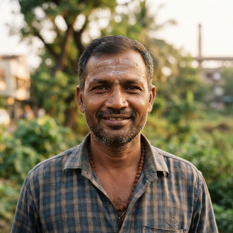 AI-generated illustration representing the Nilkanth people