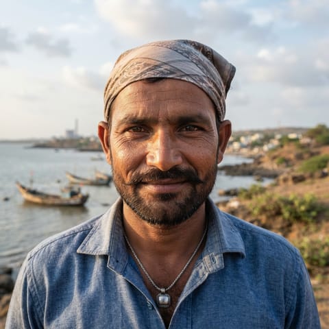 AI-generated illustration representing the Wagheri people