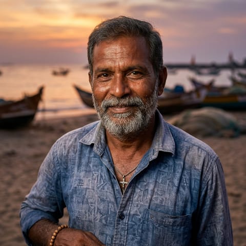 AI-generated illustration representing the Bharathar people