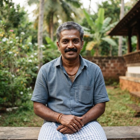 AI-generated illustration representing the Kavuthiyan people