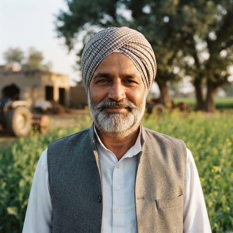 AI-generated illustration representing the Jat Muslims people