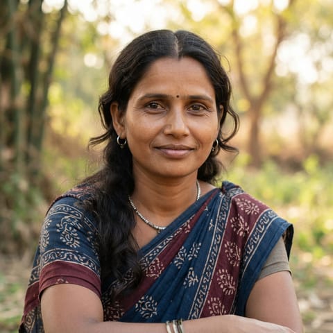 AI-generated illustration representing the Barodiya people