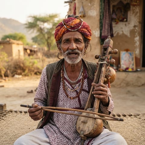 AI-generated illustration representing the Kambodia Bhagat people