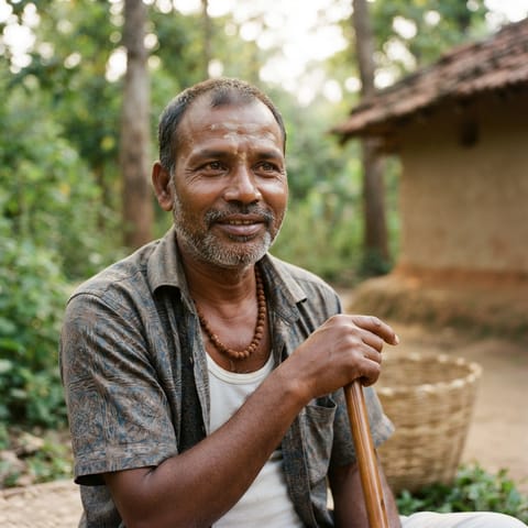 Illustration générée par IA représentant le peuple Candhai Maru