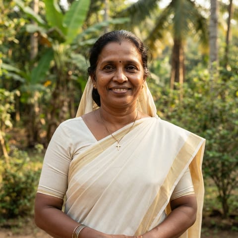 AI-generated illustration representing the Kerala Mudali people
