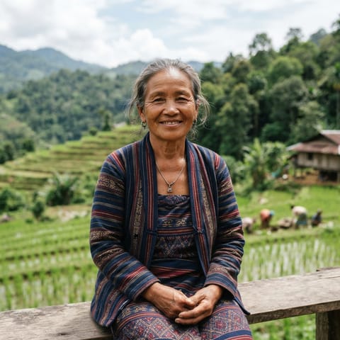 AI-generated illustration representing the Khamyang people